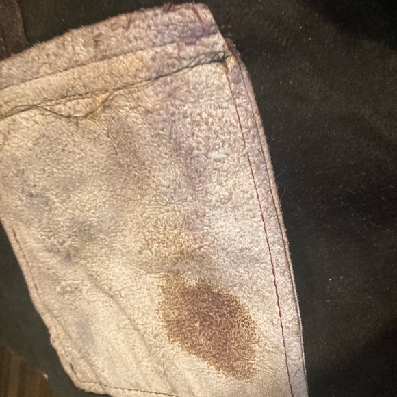 Vintage 60-70s suede cape/poncho jacket - Picture 9 of 13